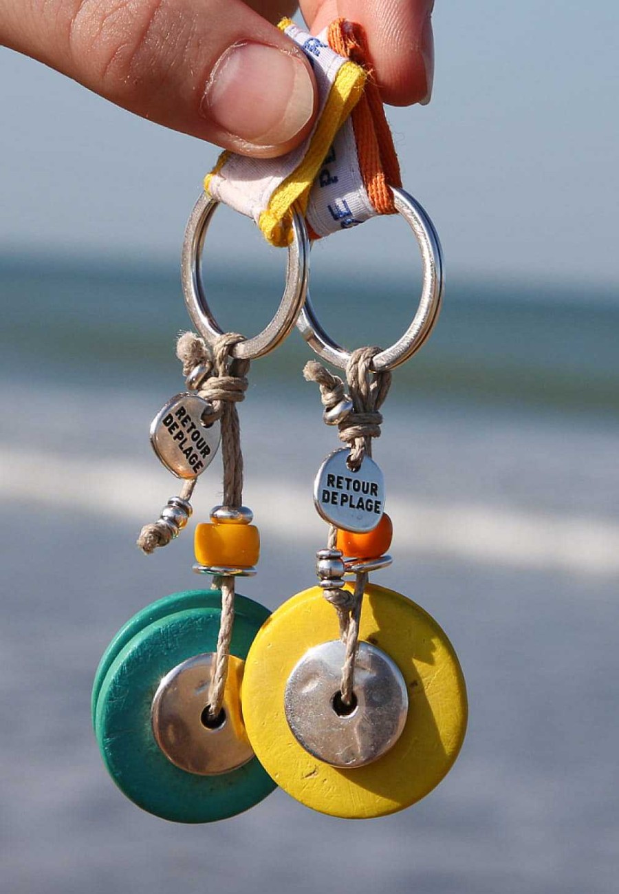 Porte-Cl S Retour de plage | Porte-Clefs Coconut